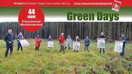 GREEN Days in Marktheidenfeld voller Erfolg – 1000 Bäume für den Stadtwald